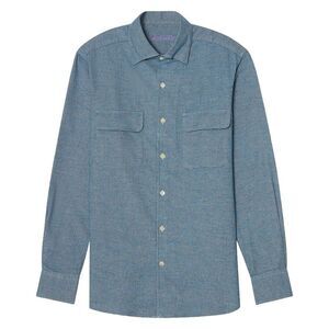 Robert Talbott Mens  Morgan Workshirt Luxe Flannel Shirt